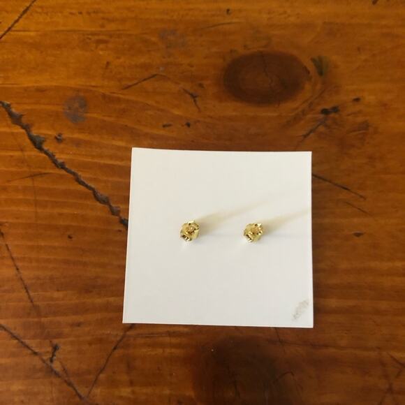 JAXKELLY NIP Mother of Pearl CZ-encrusted Evil Eye Petite  Drop Stud Earrings - Picture 6 of 11